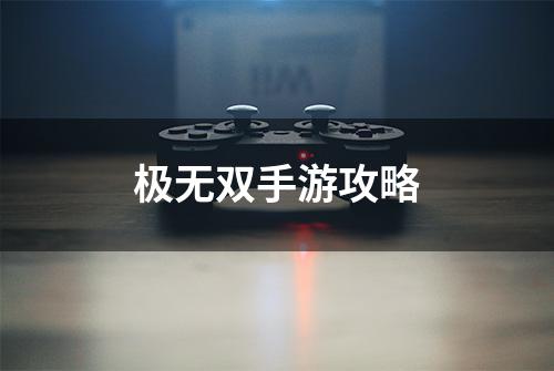 极无双手游攻略
