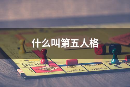 什么叫第五人格