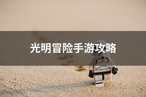 光明冒险手游攻略
