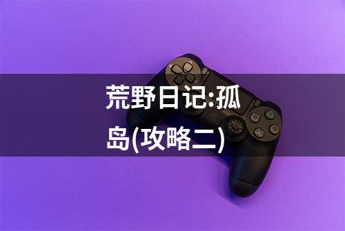 荒野日记:孤岛(攻略二)