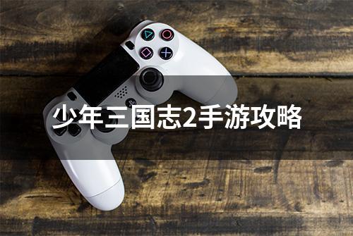 少年三国志2手游攻略
