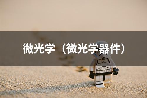 微光学（微光学器件）