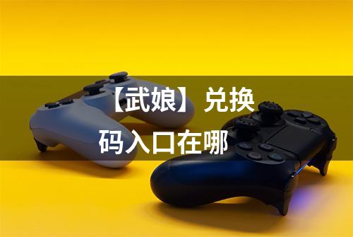 【武娘】兑换码入口在哪
