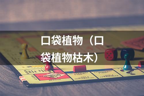 口袋植物（口袋植物枯木）