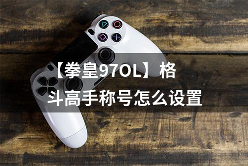 【拳皇97OL】格斗高手称号怎么设置
