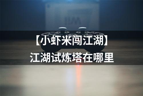 【小虾米闯江湖】江湖试炼塔在哪里