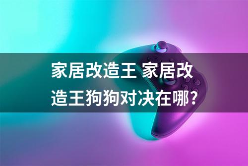 家居改造王 家居改造王狗狗对决在哪?
