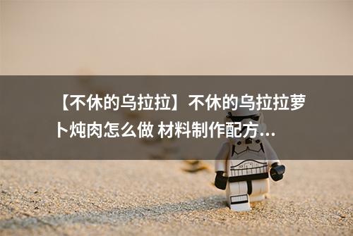 【不休的乌拉拉】不休的乌拉拉萝卜炖肉怎么做 材料制作配方攻略