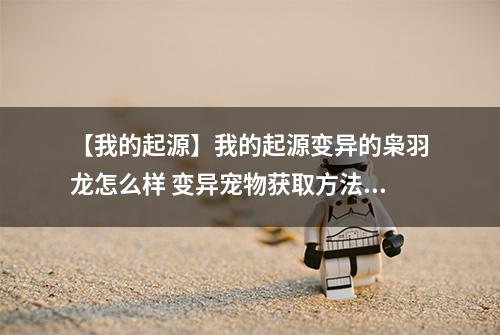 【我的起源】我的起源变异的枭羽龙怎么样 变异宠物获取方法介绍