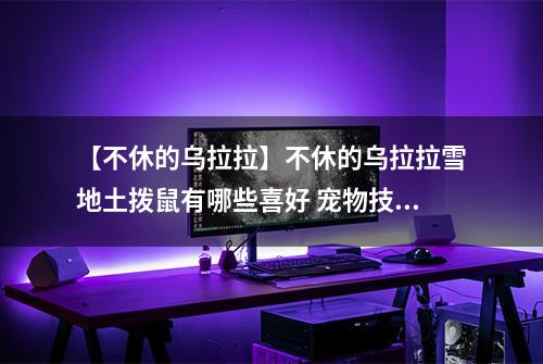 【不休的乌拉拉】不休的乌拉拉雪地土拨鼠有哪些喜好 宠物技能属性数据图鉴